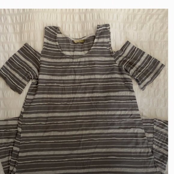 CHALET Cute summer cotton dress with cold shoulder sleeves! M - Picture 1 of 6
